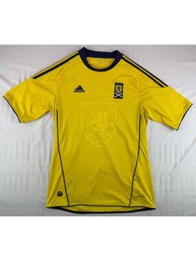 ADIDAS SCOTLAND 2011 2012 AWAY NATIONAL TEAM FOOTBALL SHIRT SOCCER JERSEY Sz M